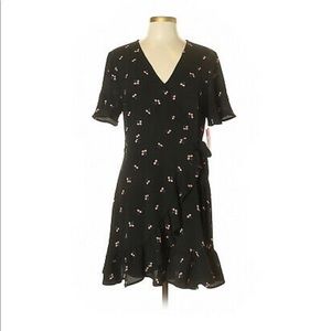 Xhilaration Wrap Dress with Cherries